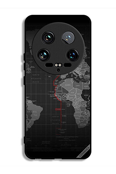 Covernex غطاء حماية فائق لهاتف شاومي 14 بلس - خريطة العالم