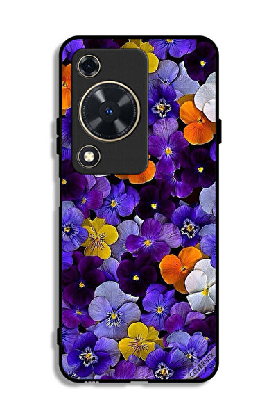 Covernex غطاء حماية لهاتف هواوي إنجوي 70 - زهور صغيرة