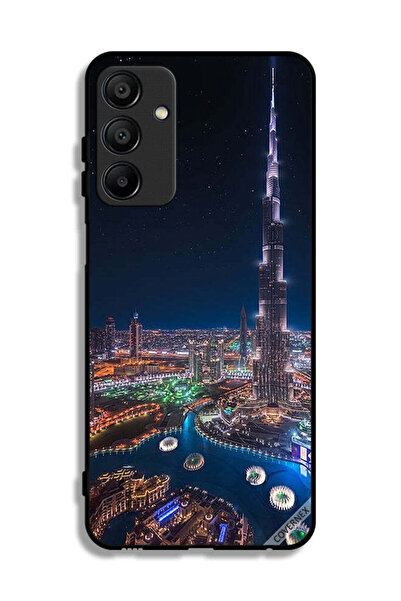Covernex غطاء حماية لهاتف سامسونج جالاكسي A15 5G بمنظر ليلي لوسط المدينة