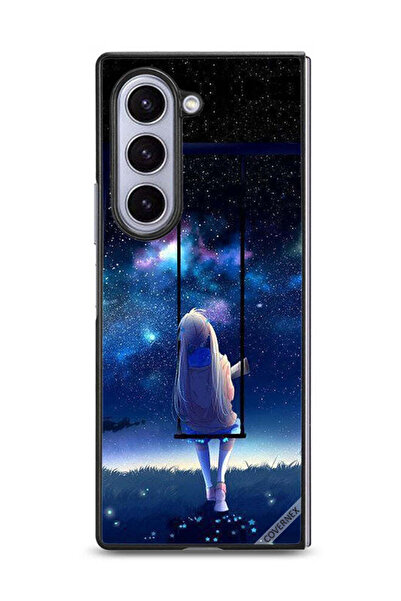 Covernex غطاء حماية لهاتف سامسونج جالاكسي زد فولد 6 - فتاة حزينة