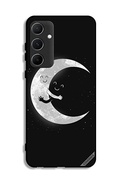 Covernex غطاء حماية لهاتف سامسونج جالاكسي A55 5G بتصميم عناق القمر والسماء ال...