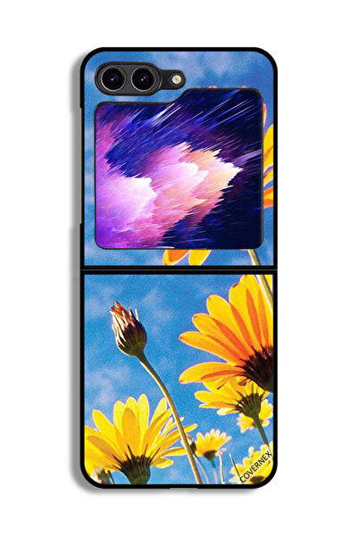 Covernex غطاء حماية لهاتف Samsung Galaxy Z Flip6 بنقشة عباد الشمس