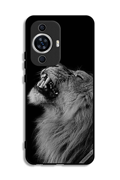 Covernex غطاء حماية لهاتف هواوي نوفا 12 لايت بتصميم الأسد المبهج