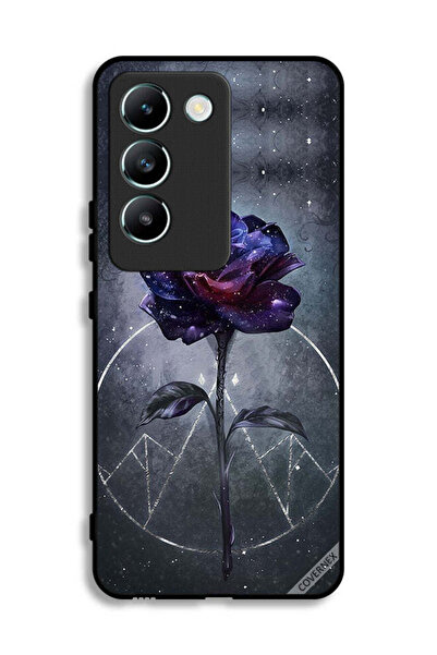 Covernex غطاء حماية لهاتف Vivo V30 Lite 4G بخلفية زهور داكنة