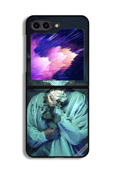 Covernex غطاء حماية لهاتف Samsung Galaxy Z Flip6 بتصميم ممرضة فنية