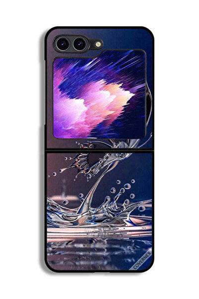 Covernex غطاء حماية لهاتف سامسونج جالاكسي زد فليب 6 بتصميم قطرات الماء على شك...