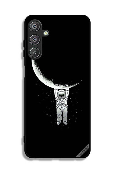 Covernex غطاء حماية لهاتف سامسونج جالاكسي M15 5G، صورة رائد فضاء معلق على الق...