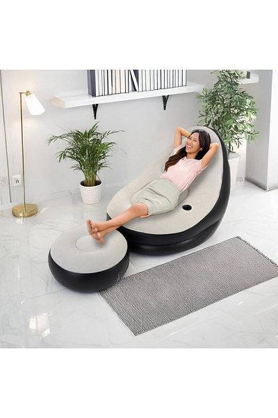 rexa Relax Inflatable Furniture for Lounge 125 X 100 X 85cm