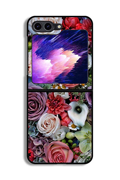 Covernex غطاء حماية لهاتف سامسونج جالاكسي زد فليب 6 - ورود