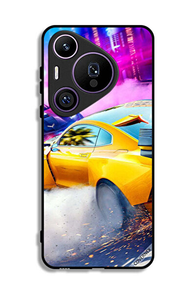 Covernex غطاء حماية لهاتف هواوي بيورا 70 برو بتصميم سيارة سباق