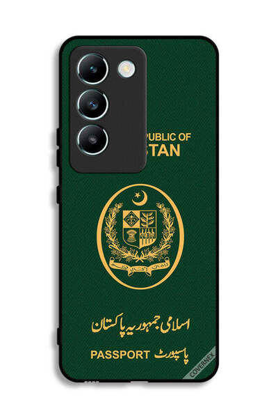Covernex غطاء حماية لهاتف Vivo Y100 4G بنمط جواز سفر باكستاني