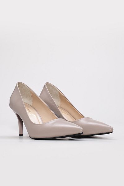 Ayakkabıhane Inside and Outside Genuine Leather Mink Women's Thin Heeled Shoes Ah082152611987
