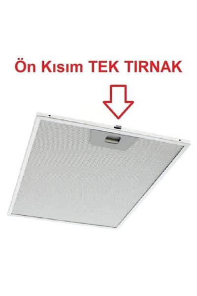 Koyuncu Hood Filter 253X300 Aspirator Wire Filter Front Part with Single Tab, Rear Part Without Tabs