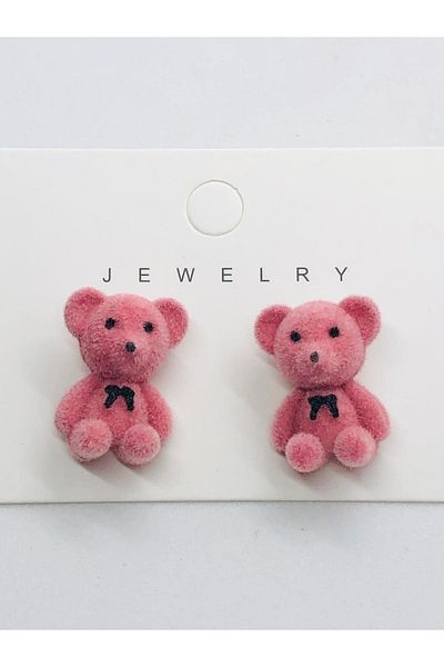 İnDerin Velvet Rabbit Earrings Women's Accessory