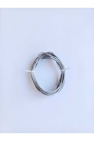 Eskişehir hobi sanat 1.2 mm 5 Meters Silvery Silver Silver Monofilament String Jewelry Design Packaging Gift Packaging String
