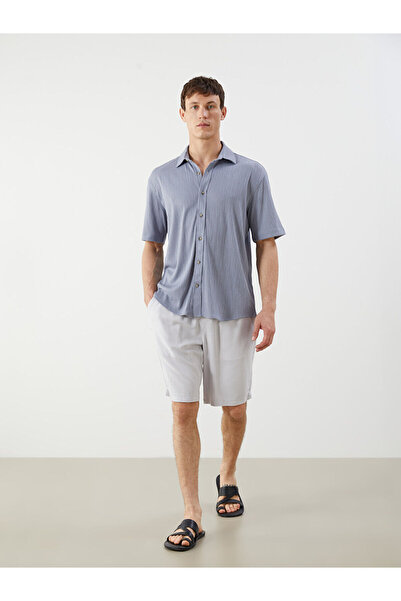 LC Waikiki Standard Fit Linen Blended Men's Shorts