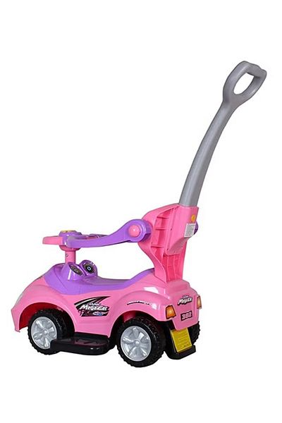 rexa 3-in-1 Ride-On Car for Kids with Backrest & Safety Barrier (62.1 x 43.5 x 42.1 cm)