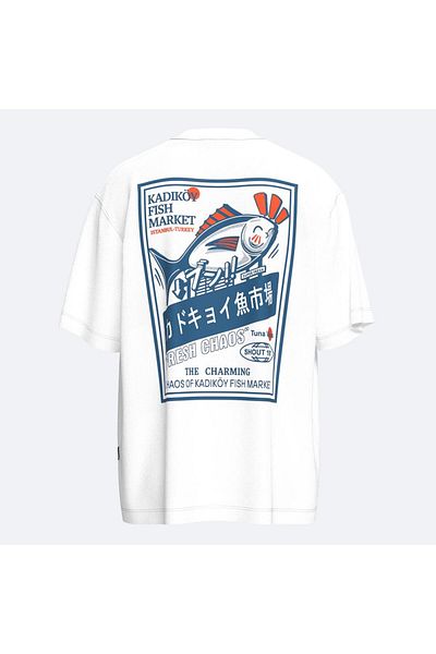 Shout Kadıköy Fish Market Oversize Unisex T-Shirt