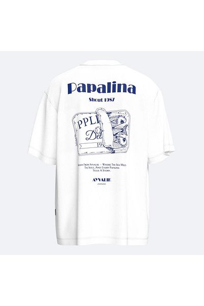 Shout Papalina Ayvalık Oversized Unisex T-Shirt