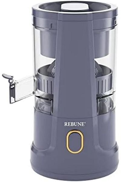 rebune Corded Electric Citrus Juicer with Unique Design Hands-Free Practical Fruit Juicer Multifunct