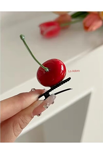 LO ADORO Ace de păr cu fructe și legume, vinete, banane, ardei, roșii, repșe, pere, pepene verde, rodie, piersică, cireș, lămâie.