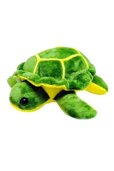 OEM Plush toy, green turtle, 24x19 cm