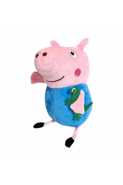 OEM Jucărie muzicală de pluș cu detalii brodate, Purceluș cu dinozaur, 25 cm