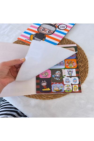 senacacollection Labubu Sticker Book Sticker Album 1 Pcs