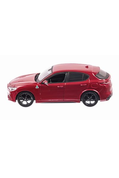 BBURAGO Alfa Romeo Stelvio, rosu inchis, 1/24