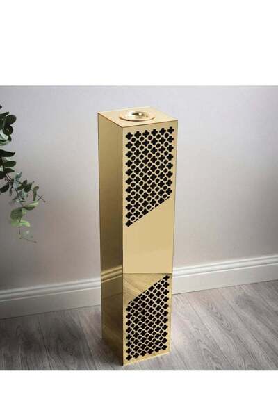 Story of candle مبخره و مدخنه الضيافه الذهبيه ، مصنوعة من الأكريليك الفاخر