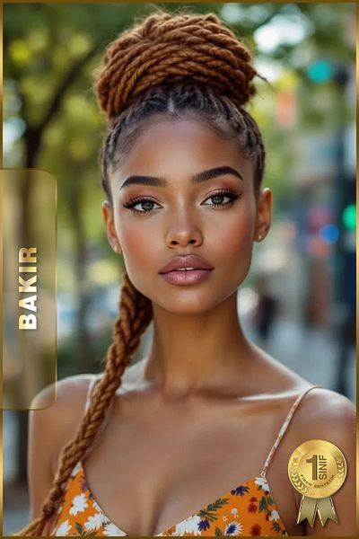 TAM TARZ Fiber Synthetic Hair for African Braid Rasta and Box Braid - Copper