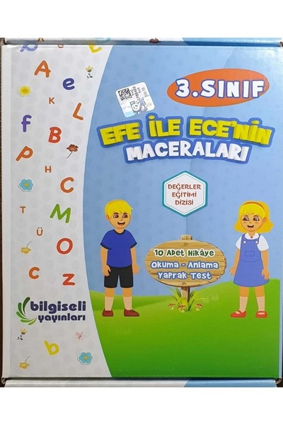 Bilgiseli Yayınları 3.Sınıf Efe ile Ece'nin Maceraları / 10 Adet Hikaye - Dil...