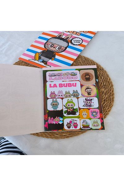 senacacollection Labubu Sticker Book Sticker Album 1 Pcs