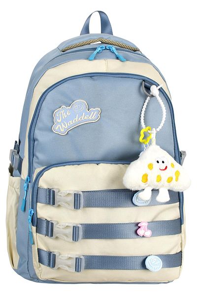 Waddell Rucsac de școală din material textil impermeabil, cu licență Twil 0022 Colon Series, cu compartiment pentru notebook