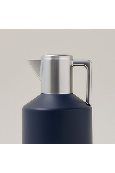 Generic Oumq - Plastic and Steel Vacuum Flask - 1L - Blue