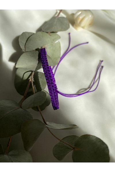 sabiha aksesuar Macrame Weave String Bracelet Surfer Bracelet - Water Resistant, Adjustable Handmade Bracelet