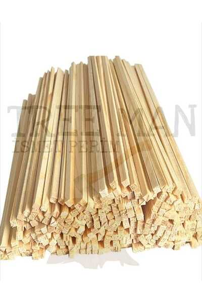 TREE MAN İSMET PERİM 1.5x1.5x100 Cm 10 Adet Çam Çita Kereste Taslak Ahşap Çubuk