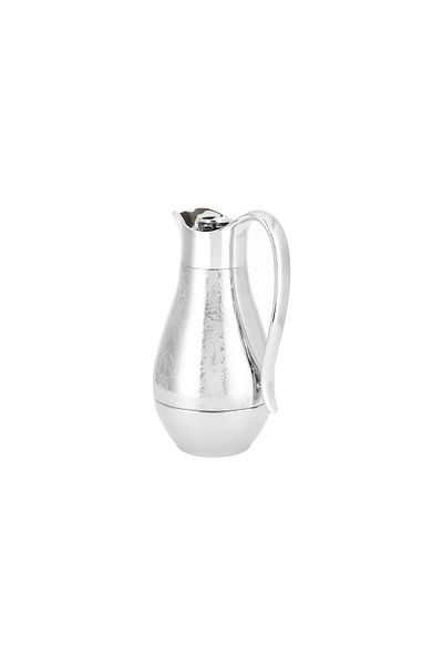 Dallaty steel vacuum flask chrome embossed pattern 1L