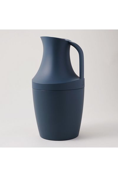 Dallaty steel vacuum flask 1L, blue