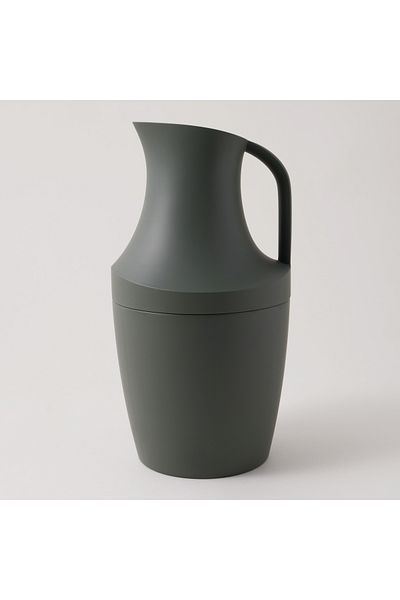Dallaty steel vacuum flask 1L, green