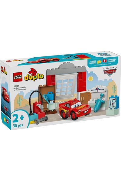 LEGO Duplo Disney and Pixar Mcqueen in Doc Un Visit to the Garage 10456