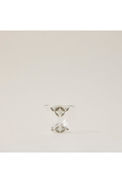 Dallaty beige glass and porcelain Saudi coffee and tea cups set 21 pcs