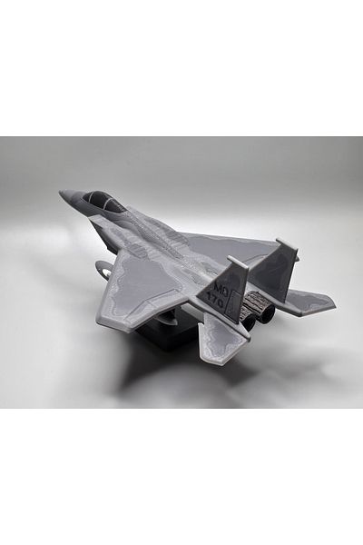 GİT3D F-16 Aircraft Kit Card Mockup (Gray)