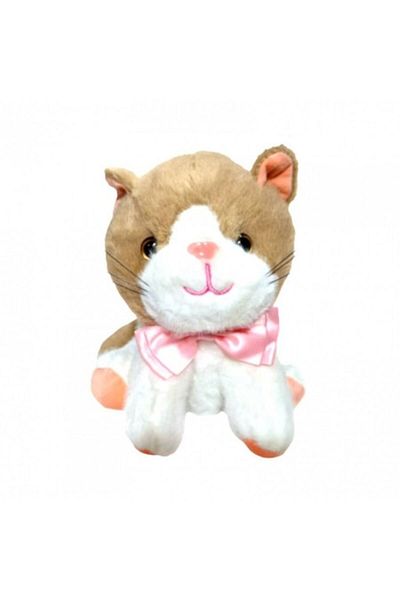 OEM Meowing Kitten Plush Toy, 20 Cm, Brown