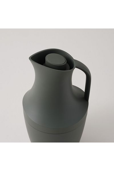 Dallaty steel vacuum flask 1L, green