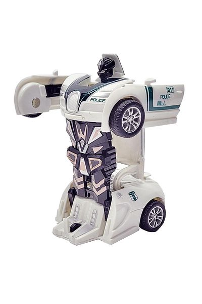 Ailenizin Oyuncakçısı Robot Police Bugatti Transformers Robot Car