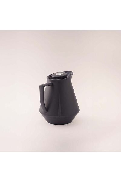 Dallaty plastic vacuum flask dark grey 1L