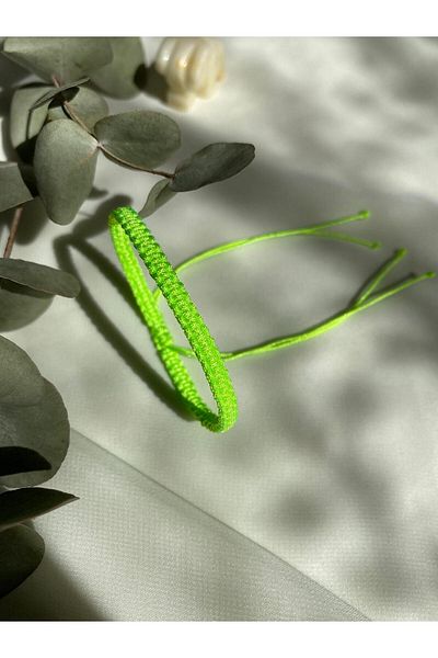 sabiha aksesuar Macrame Weave String Bracelet Surfer Bracelet - Water Resistant, Adjustable Handmade Bracelet