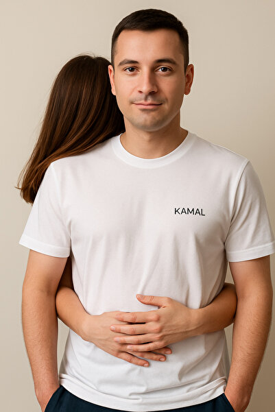 Kamal LANSMANA ÖZEL Erkek T-shirt %100 Pamuk