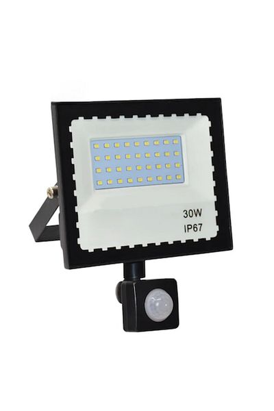 OEM LED Projector, 30W, 2100 lm, Motion Sensor, IP67, Waterproof, Black
